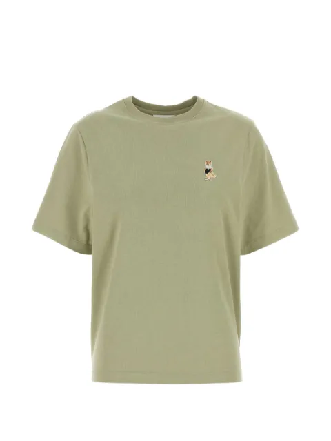 Maison Kitsuné embroidered T-shirt Green QW00114KJ0119