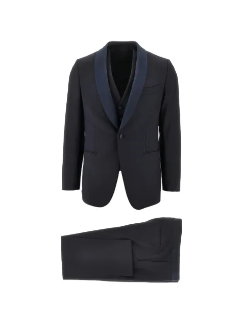 Caruso shawl-collar suit Blue WMUS8JM121FPE0J060160