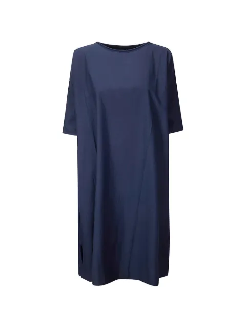 Labo Art flared crew-neck midi dress Blue L962SA006002326S