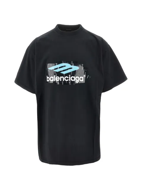 Balenciaga logo T-shirt Black 850345TTVT4