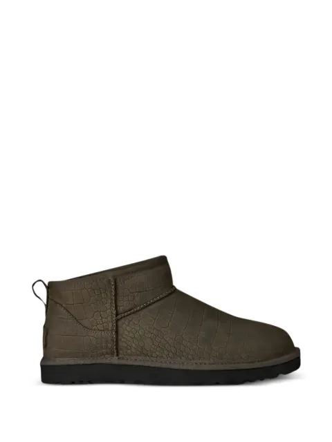 UGG Ultra Mini embossed boots Brown 1178661