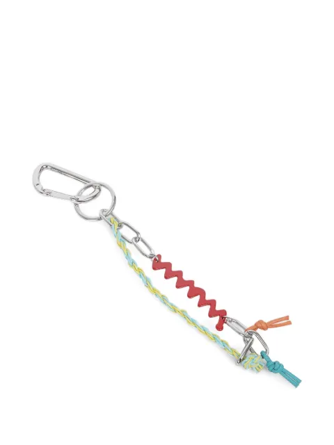 Marni logo-plaque keyring Silver PNZB0078A0M2000