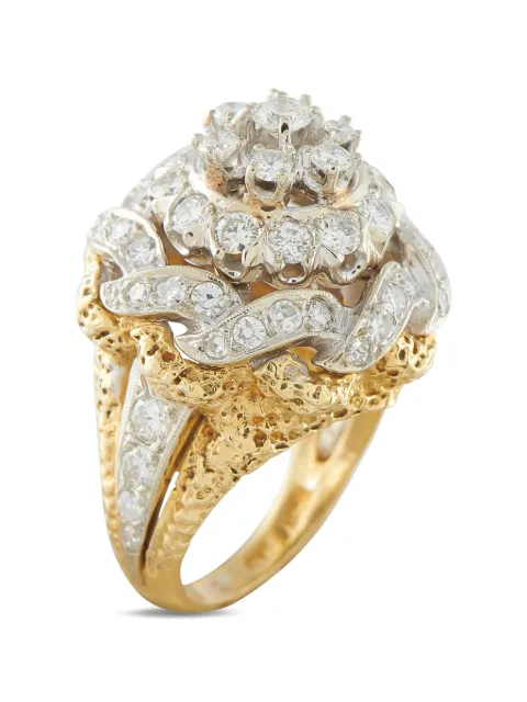 LB Exclusive diamond yellow and white gold ring Gold MF18011526