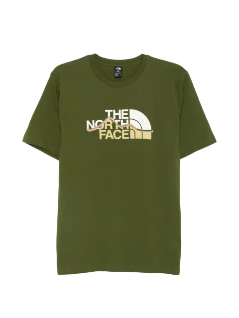 The North Face woodland logo T-shirt Green NF0A8GUXBRI