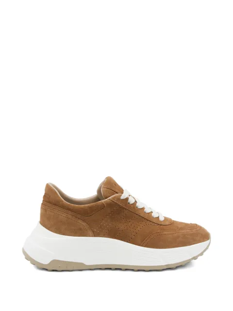 Hogan H669 suede platform sneakers Brown HXW6690GC10BTM