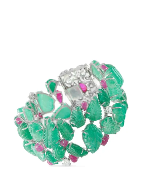 LB Exclusive diamond and ruby bracelet Silver MF05012326