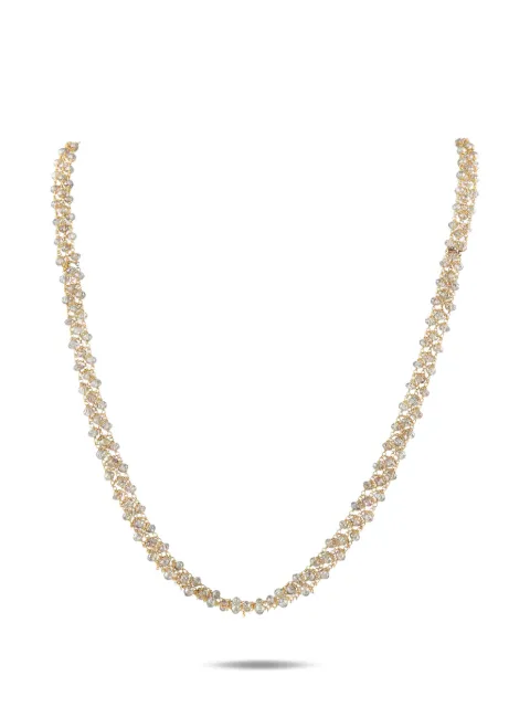 LB Exclusive Briolette diamond-embellishment necklaces Gold MF19012726