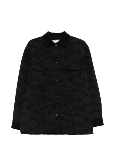 Iceberg floral pocket jacket Black O0815233