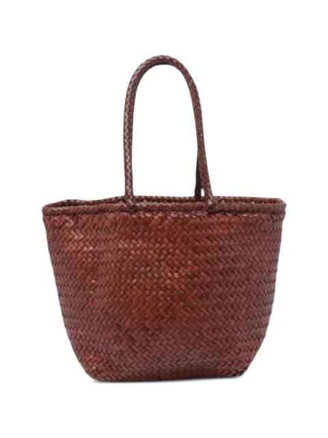 DRAGON DIFFUSION woven-design shoulder bag Brown 8813