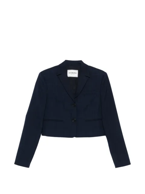 Iceberg checked blazer Blue L0415239