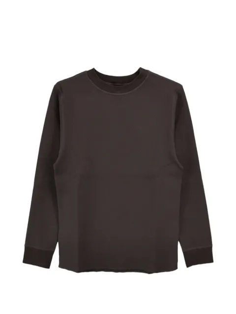 Omar Afridi thermal long-sleeve sweater Brown AW25JER10102