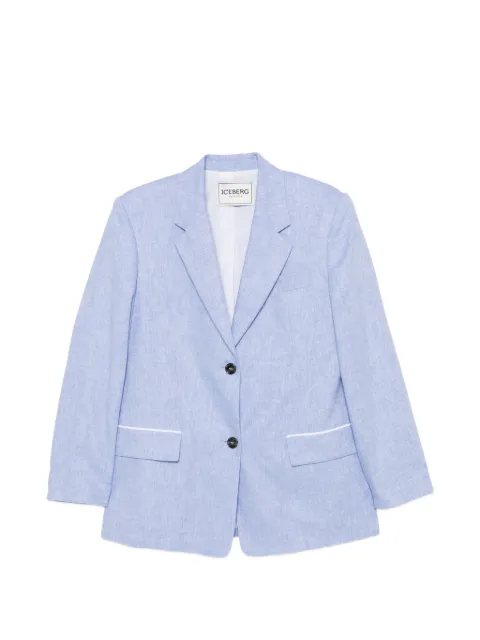 Iceberg single-breasted blazer Blue L0313625