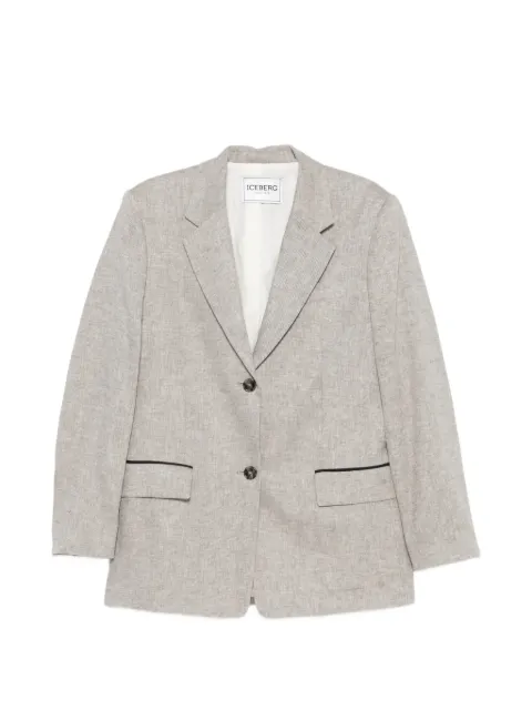 Iceberg single-breasted blazer Neutrals L0313625