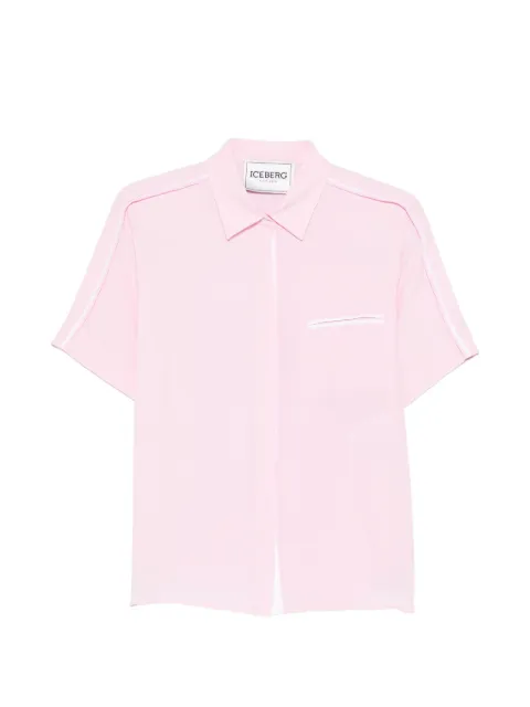 Iceberg pocket piped top Pink G0215111
