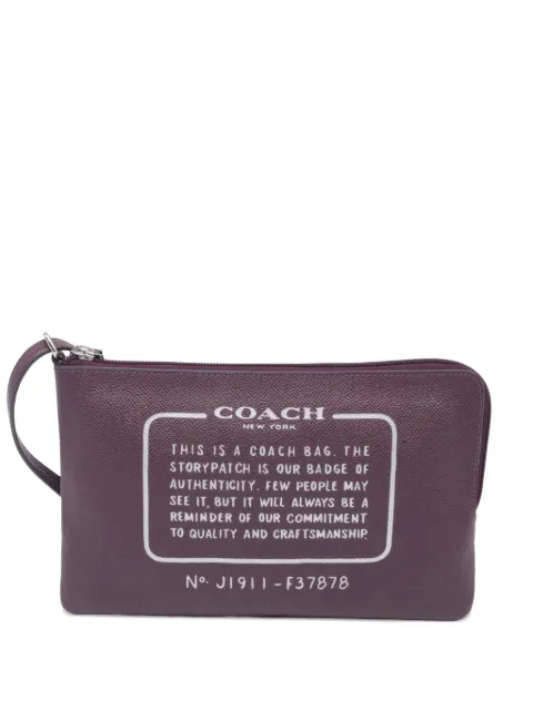 Coach Vintage 2023 Wristlet pouch Purple GILTPUUSBA652993W