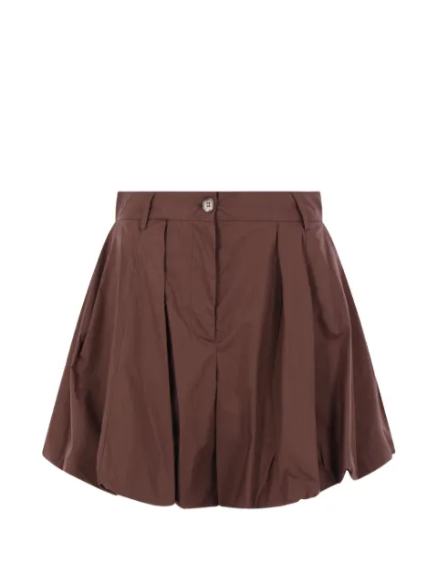 THELATEST pleated shorts Brown TLW03125T0160LNTPT0215