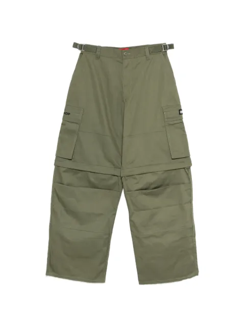 032c buckle-detail cargo pants Green S25URW1003400