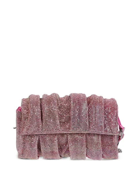 Benedetta Bruzziches Iris aluminium-embellished shoulder bag Pink 0125169