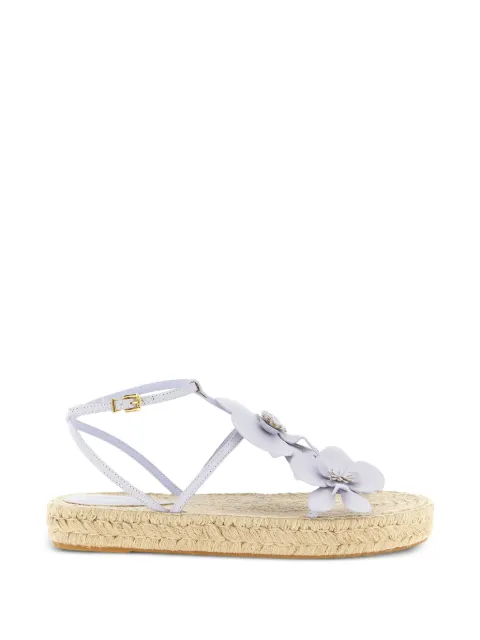 ZIMMERMANN Orchid flower-embellished espadrilles sandals Purple 5230FC26A2