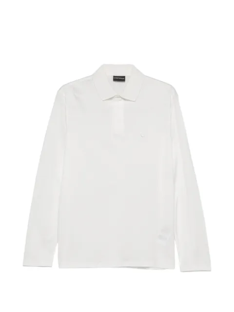 Emporio Armani long-sleeve polo shirt White EM004590AF10017