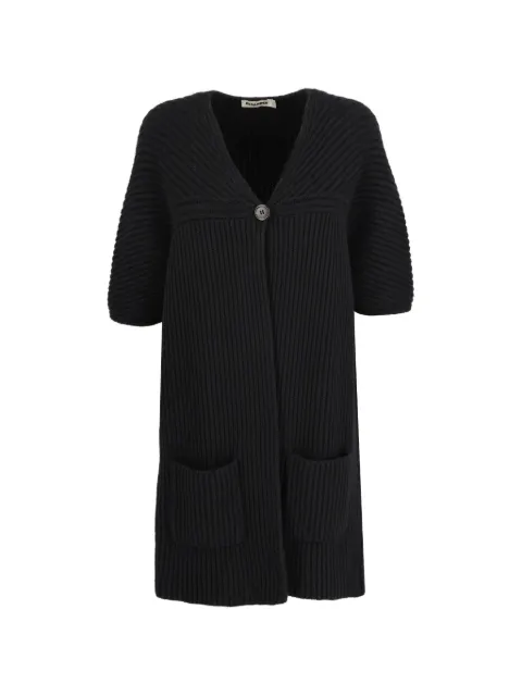 Jil Sander Pre-Owned short-sleeve cardi-coat Black W2711251