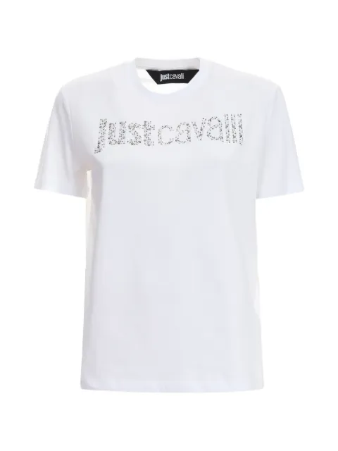 Just Cavalli logo-detail T-shirt White 80PAHE21CJ110