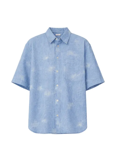 MARANT Tabilio short-sleeve shirt Blue CH0315HAD1H01H