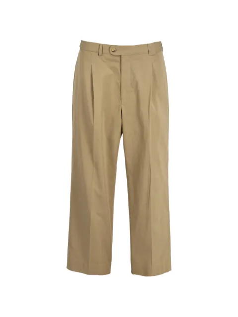 Burberry Pre-Owned wide-leg trousers Neutrals MU250527301