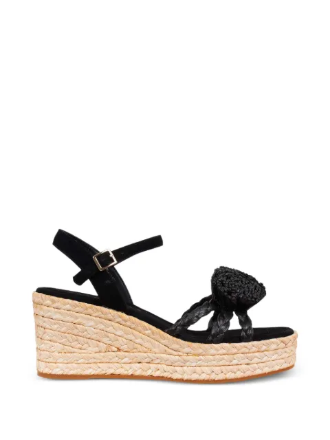 Palomitas By Paloma Barcelò Galena beaded platform sandals Black 311802