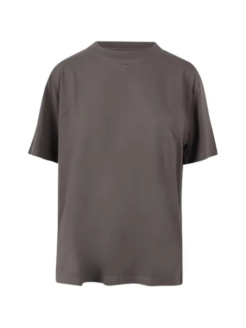Courrèges crewneck T-shirt Grey 126JTS235JS0240