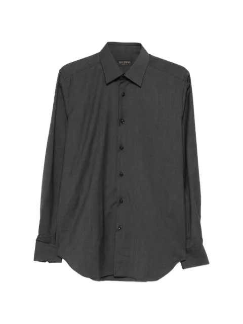 Dell'oglio melange buttoned shirt Grey 56411220