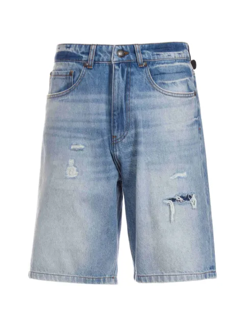 Just Cavalli distressed denim shorts Blue 80OAD5R1CDWCD