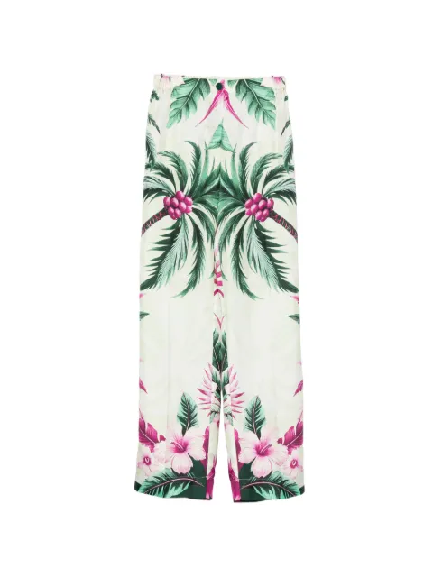 F.R.S For Restless Sleepers floral-print trousers Green PA002086TE00882228