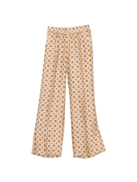 Alberto Biani printed trousers Neutrals CC872SE3201