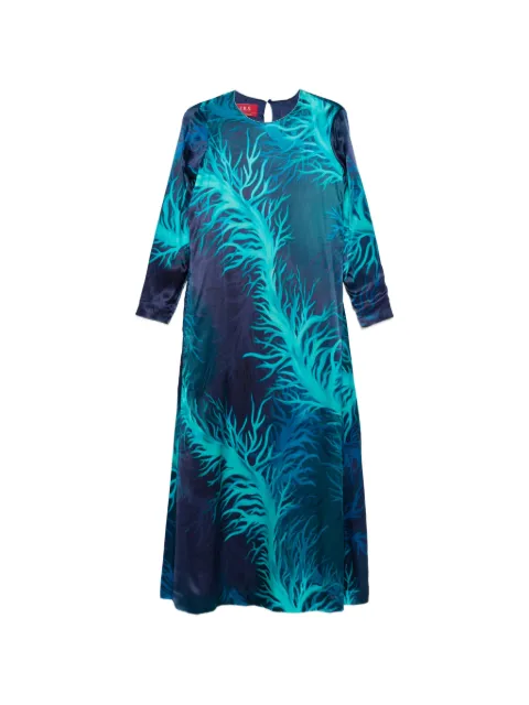 F.R.S For Restless Sleepers long-sleeve maxi dress Blue AB007704TE00888