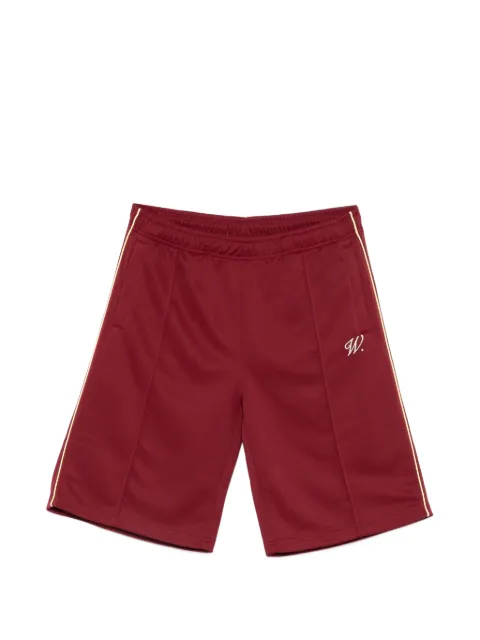 WALK IN PARIS side-stripe shorts Red SIGNATUREBURGUNDYJOGGINGSHORT