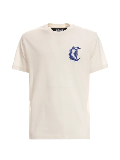 Just Cavalli print crew-neck T-shirt Neutrals 80OAHT23CJ500