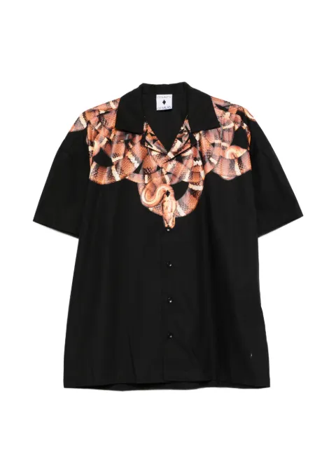 COUNTY OF MILAN snake-print shirt Black S6CMMASI059