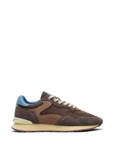 Hoff panelled lace-up sneakers Brown 12602401