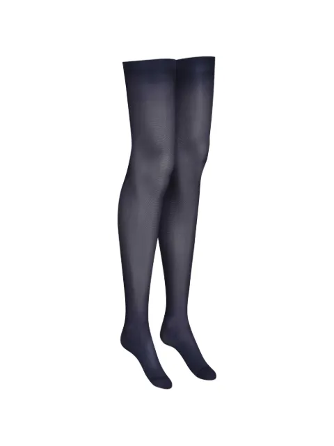 Maison Close cut curled stockings Blue 564992