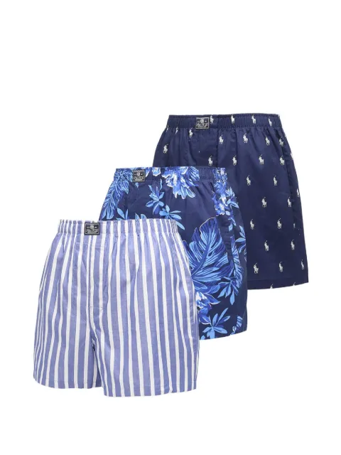 Polo Ralph Lauren printed boxers (set of three) Blue 714830273043