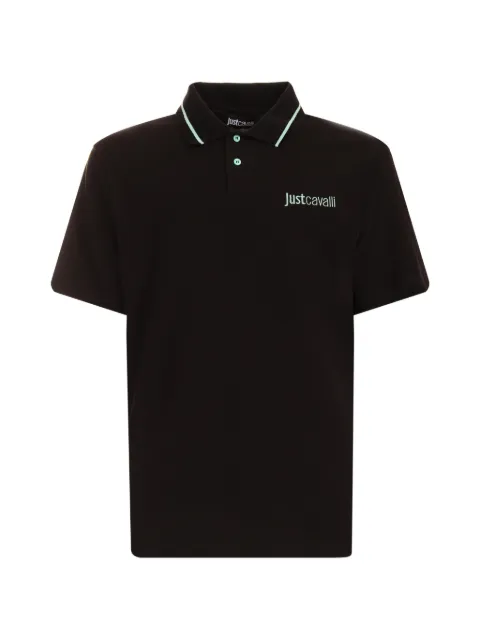 Just Cavalli short-sleeve polo shirt Black 80OAGT12CJ506