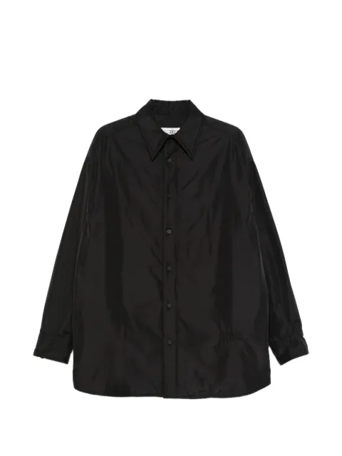 MM6 Maison Margiela buttoned long-sleeve shirt Black SH0DT0036M35739