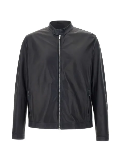 CONCEPT LEATHER Siena leather jacket Black SIENAAMERICABLU