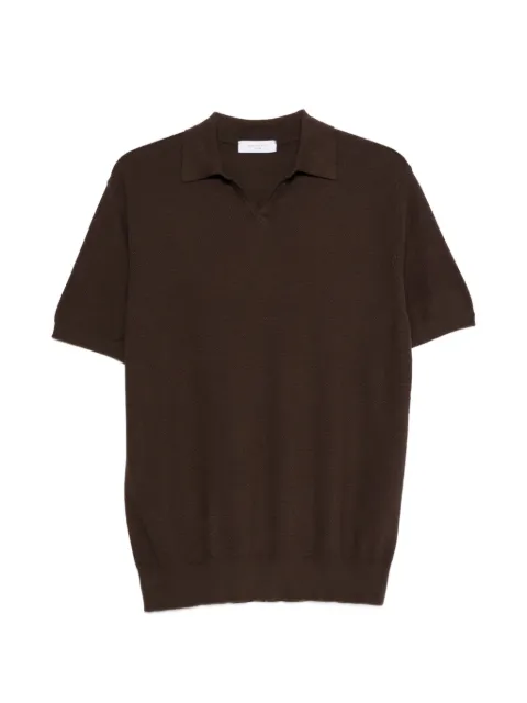 Boglioli V-neck T-shirt Brown 91571TSB4801