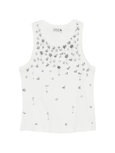 SIMKHAI embellishment tank top White 1262221R