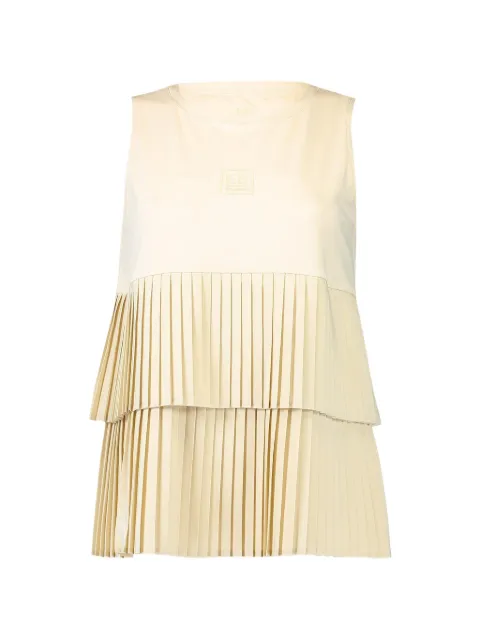 Goldbergh pleated layered Bellavita top Neutrals GB355302618160