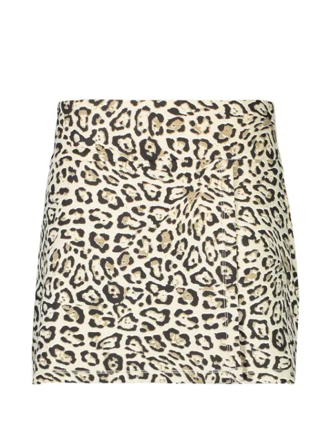 Goldbergh pleated animal skirt Neutrals GB359712617250