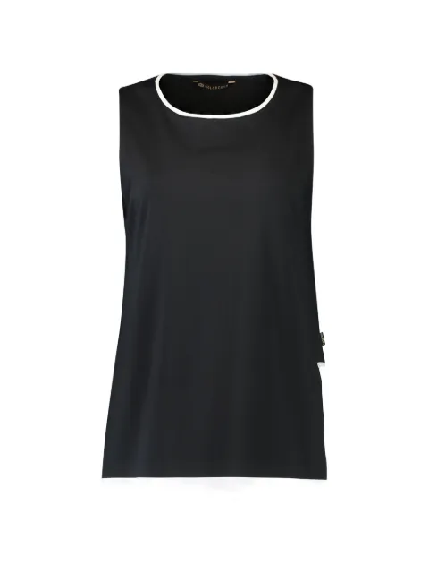 Goldbergh Lussuria contrast-trim top Black GB361302619000