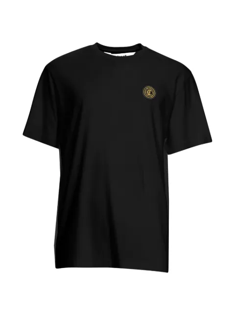 Just Cavalli round-neck logo T-shirt Black 80OAHT27CJ500